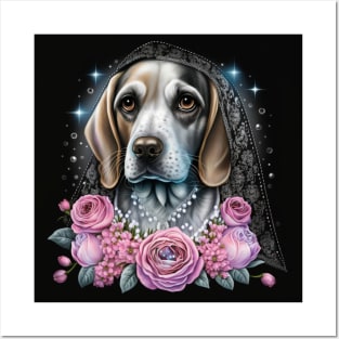 Gothic Beauty Beagle Posters and Art